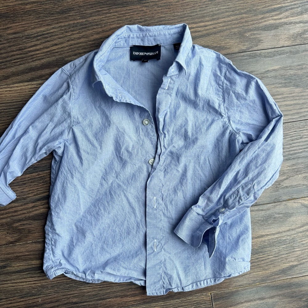 Armani Boys Button Down